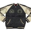 Load image into Gallery viewer, Hanatabi Gakudan Men's Japanese Souvenir Jacket Japanese Buddhism Sukajan Script SSJ-005