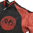Load image into Gallery viewer, Hanatabi Gakudan Men's Japanese Souvenir Jacket Japanese Buddhism Sukajan Script SSJ-005