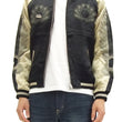 Load image into Gallery viewer, Hanatabi Gakudan Men's Japanese Souvenir Jacket Japanese Buddhism Sukajan Script SSJ-005