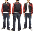 Load image into Gallery viewer, Hanatabi Gakudan Men's Japanese Souvenir Jacket Japanese Buddhism Sukajan Script SSJ-005