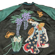 Load image into Gallery viewer, Hanatabi Gakudan Men's Japanese Souvenir Jacket Maiko Sukajan Script SSJ-007