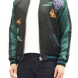Load image into Gallery viewer, Hanatabi Gakudan Men's Japanese Souvenir Jacket Maiko Sukajan Script SSJ-007