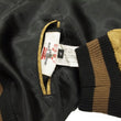Load image into Gallery viewer, Hanatabi Gakudan Men's Japanese Souvenir Jacket Japanese Owl Sukajan Script SSJ-009