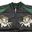 Load image into Gallery viewer, Hanatabi Gakudan Men's Japanese Souvenir Jacket Japanese Tiger Sukajan Script SSJ-010