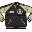 Load image into Gallery viewer, Hanatabi Gakudan Men's Japanese Souvenir Jacket Japanese Buddhism Sukajan Script SSJ-012