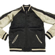 Load image into Gallery viewer, Hanatabi Gakudan Men's Japanese Souvenir Jacket Japanese Buddhism Sukajan Script SSJ-012