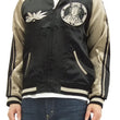 Load image into Gallery viewer, Hanatabi Gakudan Men's Japanese Souvenir Jacket Japanese Buddhism Sukajan Script SSJ-012