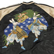 Load image into Gallery viewer, Hanatabi Gakudan Men's Japanese Souvenir Jacket Japanese Lions Dance Sukajan Script SSJ-014