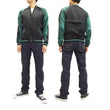 Load image into Gallery viewer, Hanatabi Gakudan Men's Japanese Souvenir Jacket Japanese Lions Dance Sukajan Script SSJ-014