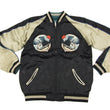 Load image into Gallery viewer, Hanatabi Gakudan Men's Japanese Souvenir Jacket Japanese Whale Art Sukajan Script SSJ-015