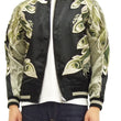 Load image into Gallery viewer, Hanatabi Gakudan Men's Japanese Souvenir Jacket Japanese Phoenix Sukajan Script SSJ-016