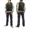 Load image into Gallery viewer, Hanatabi Gakudan Men's Japanese Souvenir Jacket Japanese Phoenix Sukajan Script SSJ-016