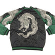 Load image into Gallery viewer, Hanatabi Gakudan Men's Japanese Souvenir Jacket Japanese Dragon Sukajan Script SSJ-017