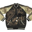 Load image into Gallery viewer, Hanatabi Gakudan Men's Japanese Souvenir Jacket Dragon Japanese Art Sukajan Script SSJ-019