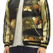 Load image into Gallery viewer, Hanatabi Gakudan Men's Japanese Souvenir Jacket Japanese crane Sukajan Script SSJ-020