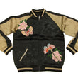 Load image into Gallery viewer, Hanatabi Gakudan Men's Japanese Souvenir Jacket Japanese Butterfly Sukajan Script SSJ-021