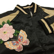 Load image into Gallery viewer, Hanatabi Gakudan Men's Japanese Souvenir Jacket Japanese Butterfly Sukajan Script SSJ-021