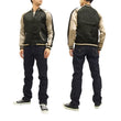 Load image into Gallery viewer, Hanatabi Gakudan Men's Japanese Souvenir Jacket Japanese Butterfly Sukajan Script SSJ-021