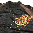 Load image into Gallery viewer, Hanatabi Gakudan Men's Japanese Souvenir Jacket Japanese Owl Sukajan Script SSJ-023