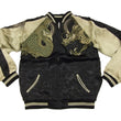 Load image into Gallery viewer, Hanatabi Gakudan Men's Japanese Souvenir Jacket Japanese Phoenix and dragon Sukajan Script SSJ-024