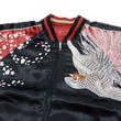 Load image into Gallery viewer, Hanatabi Gakudan Men's Japanese Souvenir Jacket Japanese Phoenix Art Sukajan Script SSJ-029