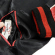 Load image into Gallery viewer, Hanatabi Gakudan Men's Japanese Souvenir Jacket Japanese Phoenix Art Sukajan Script SSJ-029