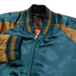 Load image into Gallery viewer, Hanatabi Gakudan Men's Japanese Souvenir Jacket Japanese Owl Art Sukajan Script SSJ-030
