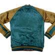 Load image into Gallery viewer, Hanatabi Gakudan Men's Japanese Souvenir Jacket Japanese Owl Art Sukajan Script SSJ-030