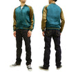 Load image into Gallery viewer, Hanatabi Gakudan Men's Japanese Souvenir Jacket Japanese Owl Art Sukajan Script SSJ-030