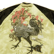 Load image into Gallery viewer, Hanatabi Gakudan Men's Japanese Souvenir Jacket Japanese Rooster Art Sukajan Script SSJ-031