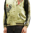 Load image into Gallery viewer, Hanatabi Gakudan Men's Japanese Souvenir Jacket Japanese Rooster Art Sukajan Script SSJ-031