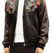 Load image into Gallery viewer, Hanatabi Gakudan Men's Japanese Souvenir Jacket Japanese dragon Sukajan Script SSJ-032
