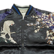 Load image into Gallery viewer, Hanatabi Gakudan Men's Japanese Souvenir Jacket Japanese white tiger Sukajan Script SSJ-033