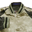 Load image into Gallery viewer, Hanatabi Gakudan Men's Japanese Souvenir Jacket Japanese white tiger Sukajan Script SSJ-033
