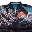 Load image into Gallery viewer, Hanatabi Gakudan Men's Japanese Souvenir Jacket Japanese Skeleton Art Sukajan Script SSJ-037