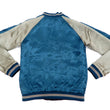 Load image into Gallery viewer, Hanatabi Gakudan Men's Japanese Souvenir Jacket Japanese Skeleton Art Sukajan Script SSJ-037