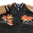 Load image into Gallery viewer, Hanatabi Gakudan Men's Japanese Souvenir Jacket Japanese Goldfish Sukajan Script SSJ-501