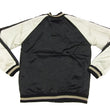 Load image into Gallery viewer, Hanatabi Gakudan Men's Japanese Souvenir Jacket Japanese Koi Fish Carp Sukajan Script SSJ-503