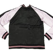 Load image into Gallery viewer, Hanatabi Gakudan Men's Japanese Souvenir Jacket Japanese Geisha Oiran Sukajan Script SSJ-505