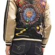 Load image into Gallery viewer, Hanatabi Gakudan Men's Japanese Souvenir Jacket Japanese Fireworks Sukajan Script SSJ-508