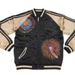 Load image into Gallery viewer, Hanatabi Gakudan Men's Japanese Souvenir Jacket Japanese Fireworks Sukajan Script SSJ-508