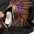 Load image into Gallery viewer, Hanatabi Gakudan Men's Japanese Souvenir Jacket Japanese Fireworks Sukajan Script SSJ-508