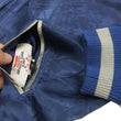 Load image into Gallery viewer, Hanatabi Gakudan Men's Japanese Souvenir Jacket Cherry Blossoms Skull Sukajan Script SSJ-509