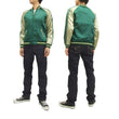 Load image into Gallery viewer, Hanatabi Gakudan Men's Japanese Souvenir Jacket Japanese Nine-Tailed Fox Sukajan Script SSJ-510