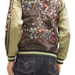 Load image into Gallery viewer, Hanatabi Gakudan Men's Japanese Souvenir Jacket Fox's Wedding Sukajan Script SSJ-511