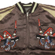 Load image into Gallery viewer, Hanatabi Gakudan Men's Japanese Souvenir Jacket Fox's Wedding Sukajan Script SSJ-511