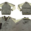 Load image into Gallery viewer, Hanatabi Gakudan Men's Japanese Souvenir Jacket Fox's Wedding Sukajan Script SSJ-511