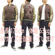 Load image into Gallery viewer, Hanatabi Gakudan Men's Japanese Souvenir Jacket Fox's Wedding Sukajan Script SSJ-511