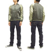 Load image into Gallery viewer, Hanatabi Gakudan Men's Japanese Souvenir Jacket Fox's Wedding Sukajan Script SSJ-511