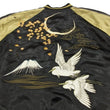 Load image into Gallery viewer, Hanatabi Gakudan Men's Japanese Souvenir Jacket Autumn Leaves and Heron Sukajan Script SSJ-512